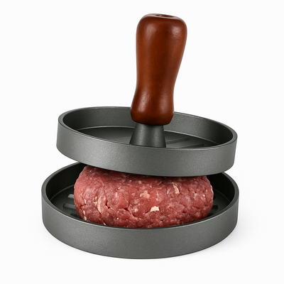 Prensa para hamburguesas con 100 hojas antiadherentes