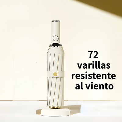 Paraguas Automático Antiviento 72 Varillas | Súper Resistente y Elegante