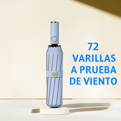 Paraguas Automático Antiviento 72 Varillas | Súper Resistente y Elegante