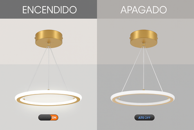 Lámpara colgante LED moderna
