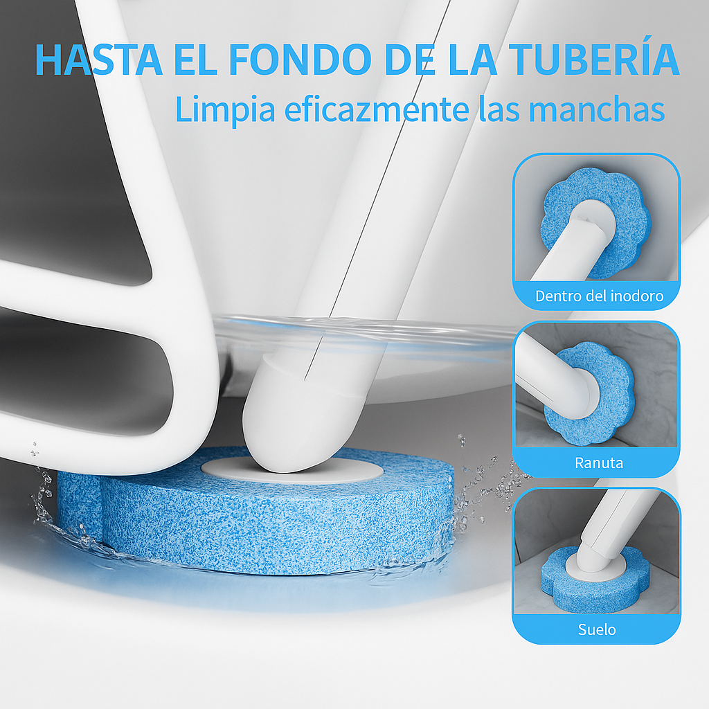 Juego de escobillas de baño desechables
