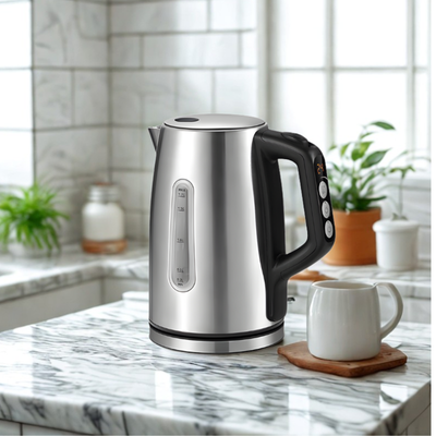 Hervidor Élégance Valmont, precisión térmica, acero inoxidable, rapidez y seguridad