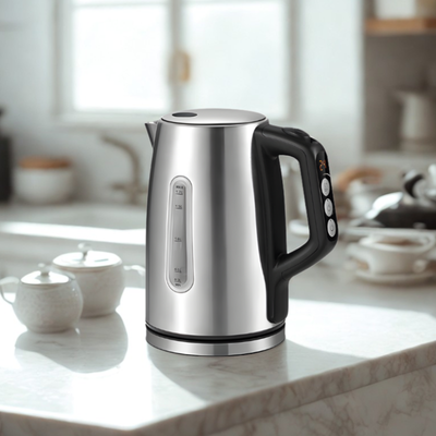 Hervidor Élégance Valmont, precisión térmica, acero inoxidable, rapidez y seguridad