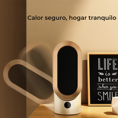 Calefactor Portátil Premium · Calor Inteligente y Silencioso para tu Hogar
