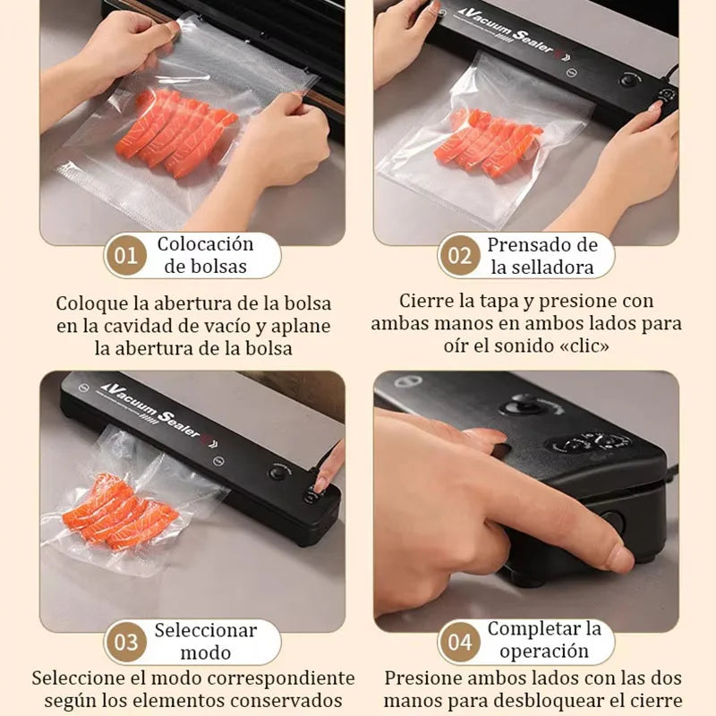 SaborSeguro Máquina de Envasado al Vacío