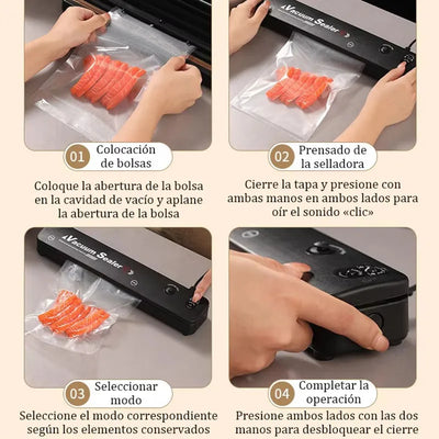 SaborSeguro Máquina de Envasado al Vacío
