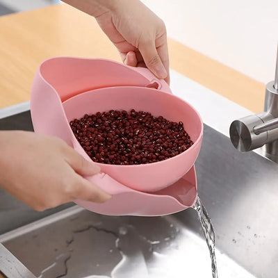 Spin&Clean – Cesta Multifuncional de Cocina