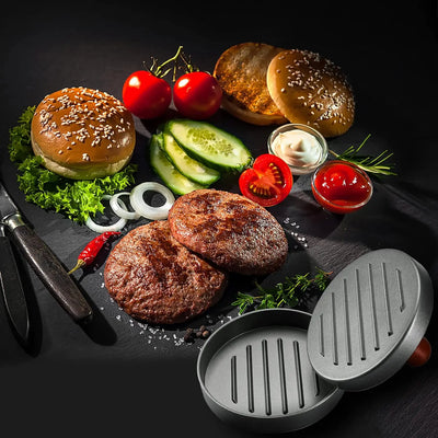 Prensa para hamburguesas con 100 hojas antiadherentes