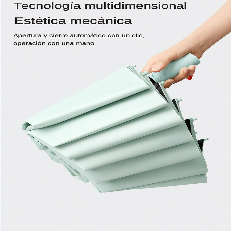 Paraguas Automático Antiviento 72 Varillas | Súper Resistente y Elegante