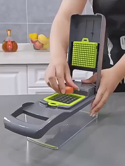 VeggiePro 7 en 1 – Cortador y Rallador Multifuncional